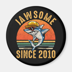 12th Birthday Shark 12 Year Old Jawsome Since 2010 Magnet