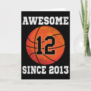 12th Birthday Sketll Lover 12 Years Old Vintage Sp Card