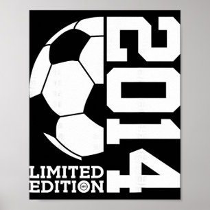 12th Birthday Soccer Limited Edition 2014  Poster