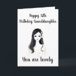 ***12th BIRTHDAY*** TO OUR "LOVELY GRANDDAUGHTER" Card<br><div class="desc">YOUR **LOVELY GRANDDAUGHTER** WILL BE SO HAPPY TO RECEIVE THIS CARD FROM "YOU" on THAT ALL IMPORTANT *****12th**** BIRTHDAY AND WILL CHERISH IT FOR-EVER I AM SURE!  REMEMBER THOUGH,  YOU CAN "CHANGE THE AGE" IN A MATTER OF SECONDS IF NEEDED :)</div>