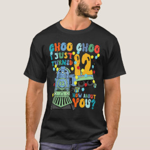 12th Birthday Train Party Choo Choo Turned 12 How T-Shirt