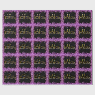 12th Birthday Wrapping Paper