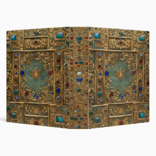 12th Century Jewelled Design 3-Ring Binder