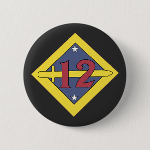 12th Division - SSI wo Txt - 1918–1919 2 Inch Round Button