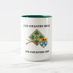 12th Infantry Regt 4th Infantry Div Mug