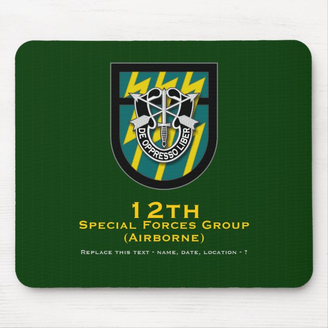12th SFG-A 2 Mouse Pad (Front)