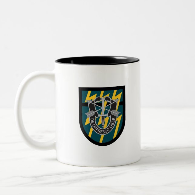12th Special Forces Group (12th SFG) Two-Tone Coffee Mug (Left)