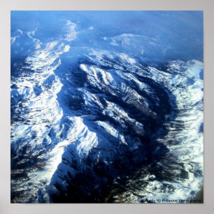12x12 affiche - montagnes