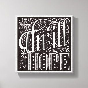 12x12 Canvas "Thrill of Hope" Print