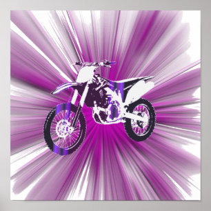 12x12 Pink Beam Poster (Semi-gloss)