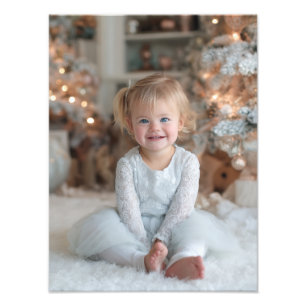 12x16 Family Holiday Photo Print