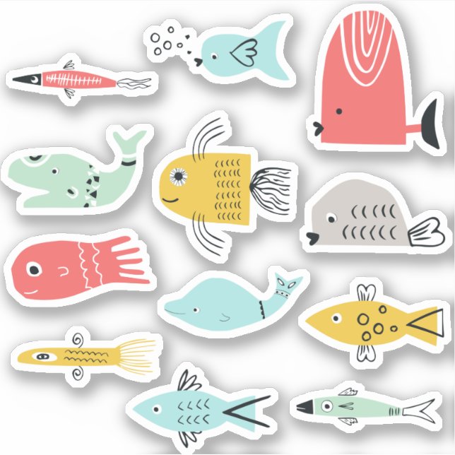 12x Cartoon Fish (Front)
