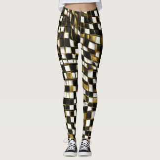 13025 gold disco  leggings