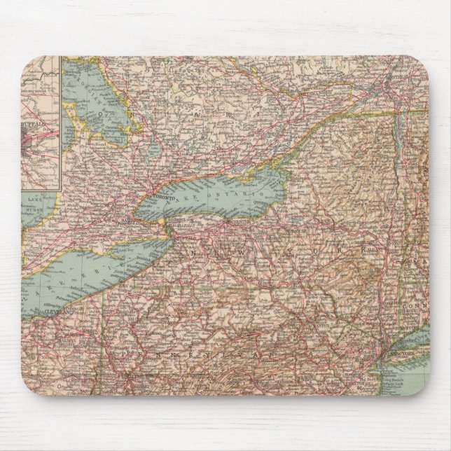 13031 Ohio, Penn, NY, Vt, NH, WVa, Va, NC Mouse Pad (Front)