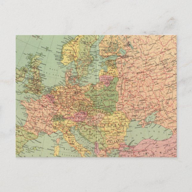 1314 Political Europe Postcard (Front)