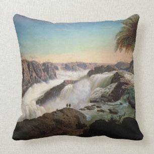 131-0059242 The Paulo Alfonso Falls, 1850 Throw Pillow