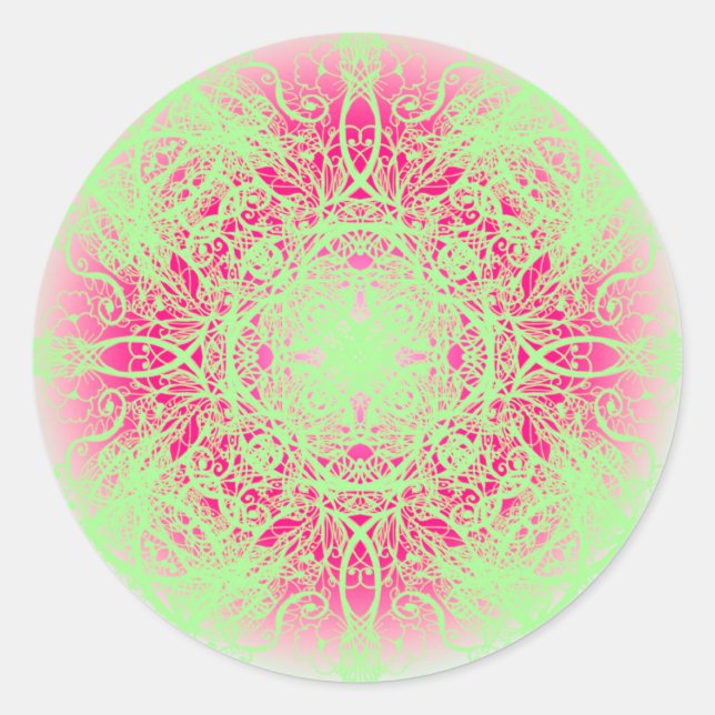 131 CLASSIC ROUND STICKER (Front)