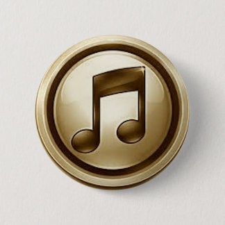 132535u7 Music icon 2 Inch Round Button