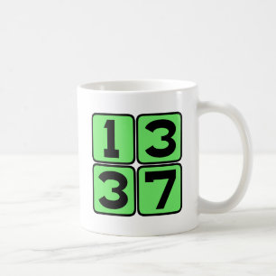 1337 Leet Leetspeak Eleet Internet Meme Slang Coffee Mug