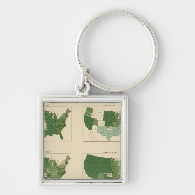 133 Increase value of farms 1850-1900 Keychain (Front)
