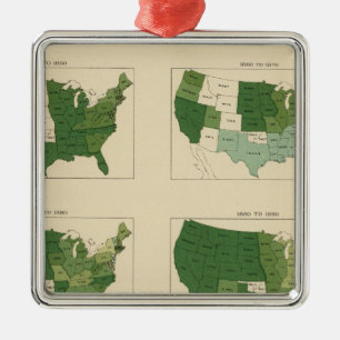 133 Increase value of farms 1850-1900 Metal Ornament