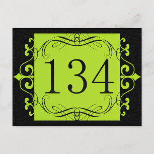 134 Area Code Postcard