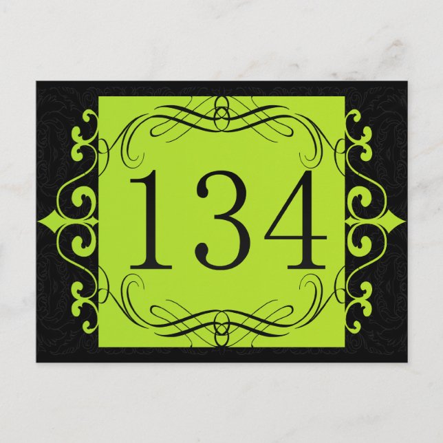 134 Area Code Postcard (Front)