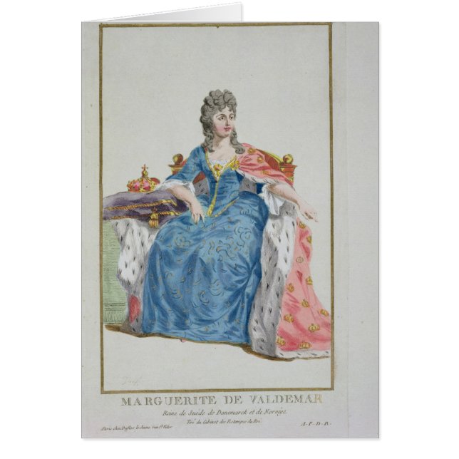 1353-1412) reines de Margaret (du Danemark, (Devant)