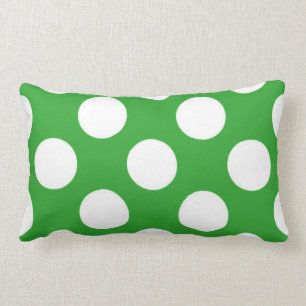 136 GRASS GREEN EARTH ENVIRONMENT BRIGHT WHITE POL LUMBAR PILLOW