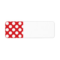 136 RED WHITE POLKA DOTS POLKADOT PATTERN BACKGROU
