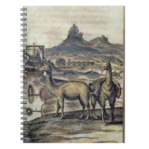 137-0627924 Illustration from a history of Peru sh Notebook