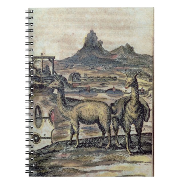 137-0627924 Illustration from a history of Peru sh Notebook (Front)