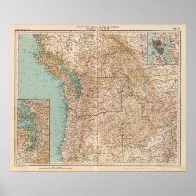 13839 Wash, Ore, Ida Poster (Front)