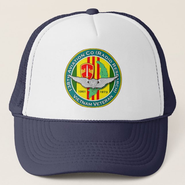 138th Avn Co RR 2 - ASA Vietnam Trucker Hat (Front)