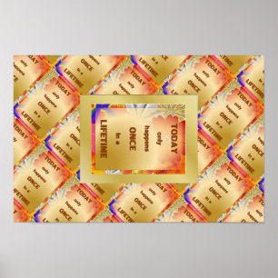 13.12.60.6 POSTER.WTLB.TODAY ONLY HAPPENS ONCE IN POSTER