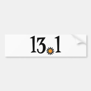 13.1 bumper sticker