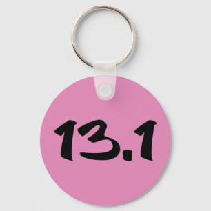 13.1 Half Marathon Keychain