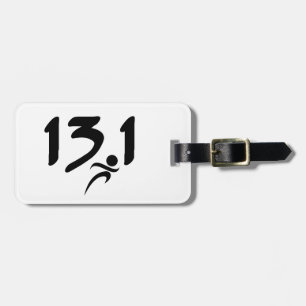 13.1 half-marathon luggage tag