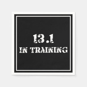 13.1 in Training Half Marathon Race - Running Napkin