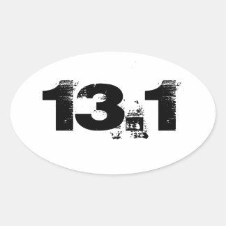 13.1 OVAL STICKER
