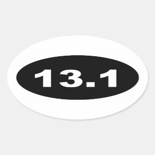 13.1 OVAL STICKER