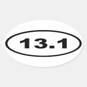 13.1 OVAL STICKER