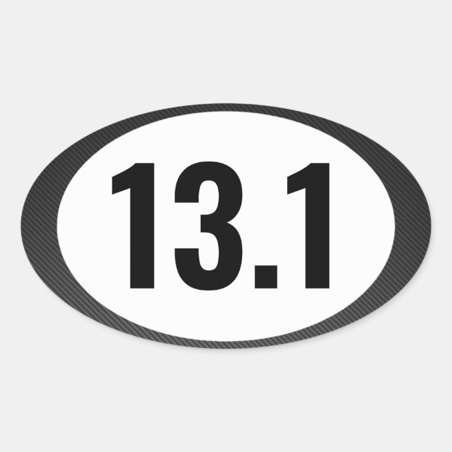 13.1 Running Oval Sticker (Front)