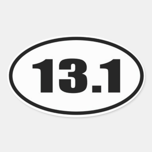 13.1 Sticker Black Text on White Background (Front)