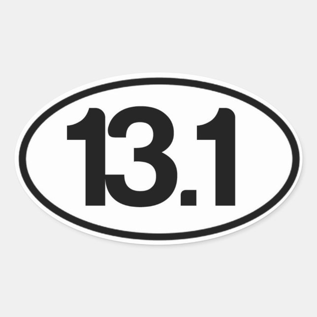 13.1 Sticker (Demi-Sticker Marathon) (Devant)