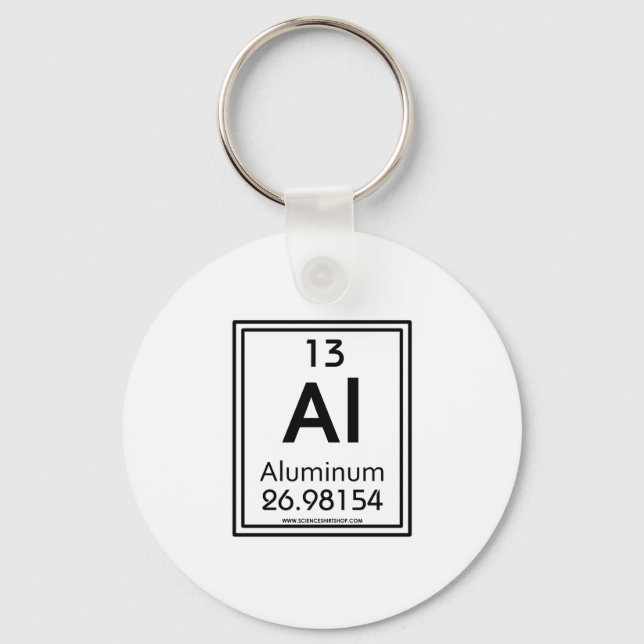 13 Aluminum Keychain (Front)