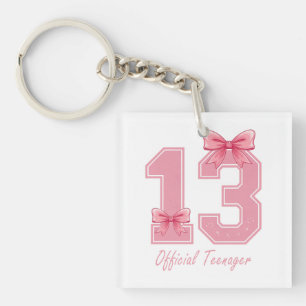 13 ans Coquette rose Bow Officielle Adolescent 13
