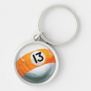 13 Ball Keychain