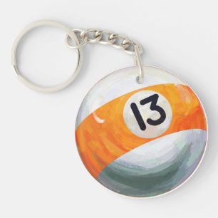 13 Ball Keychain
