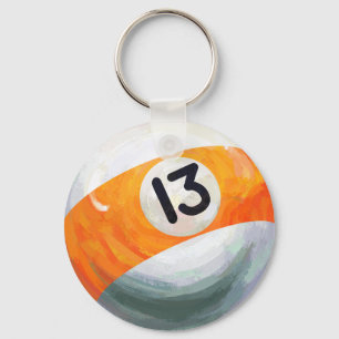 13 Ball Keychain